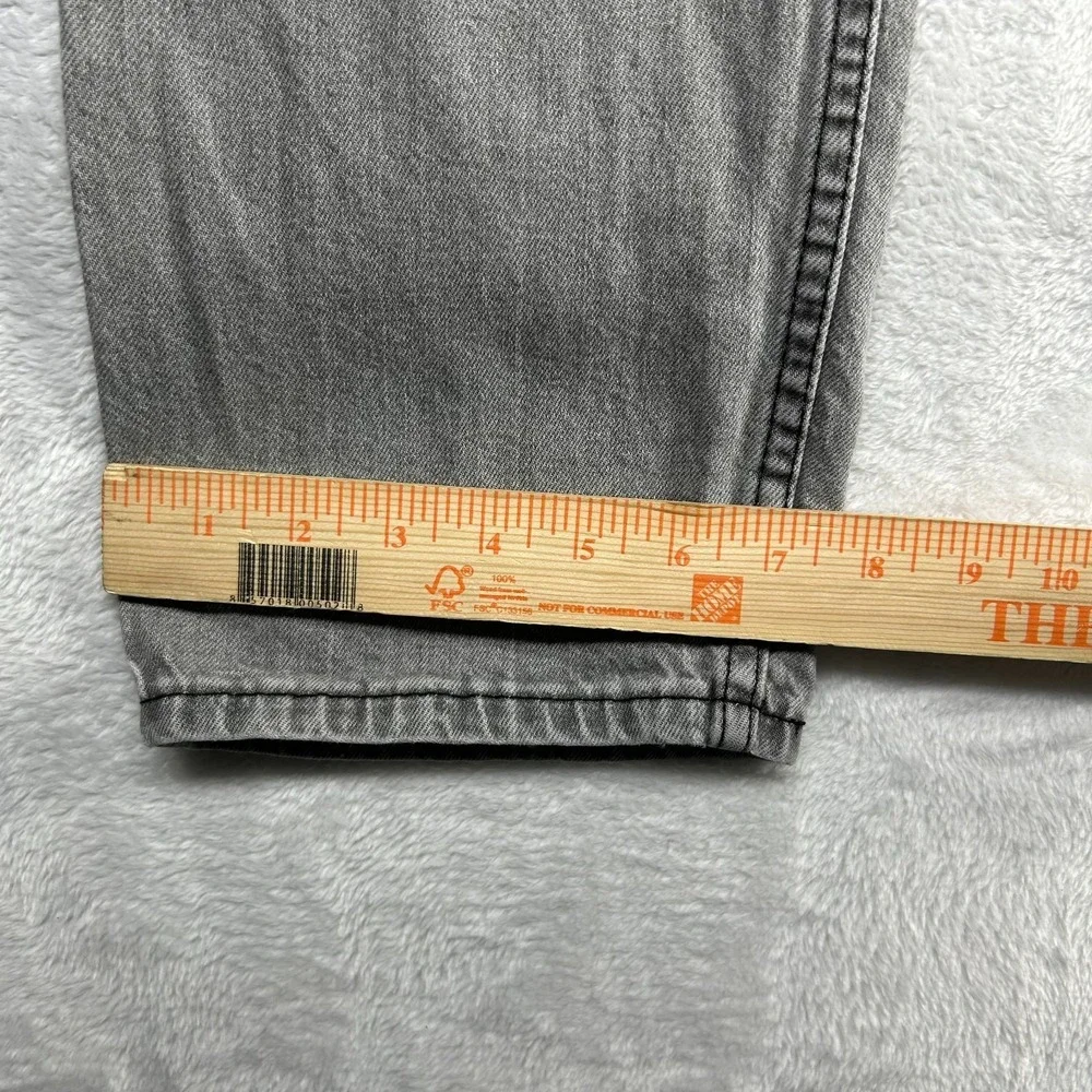 Levi's 514 Straight Jeans Men's Gray Denim Pockets Classic Zip Fly‎ - 30X30